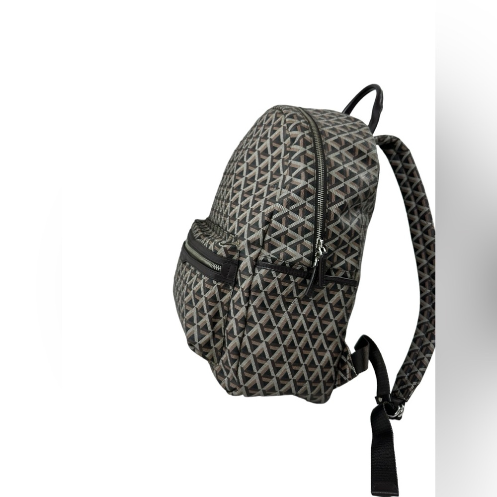 Genuine LANCASTER Paris signature backpack rucksack canvas pvc  work school - Picture 10 of 15